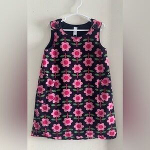 GAP Kids Dress - Pink Floral on Black